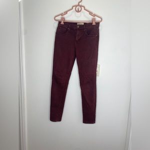 The Great Skinny Skinny Jeans in Dark Wine